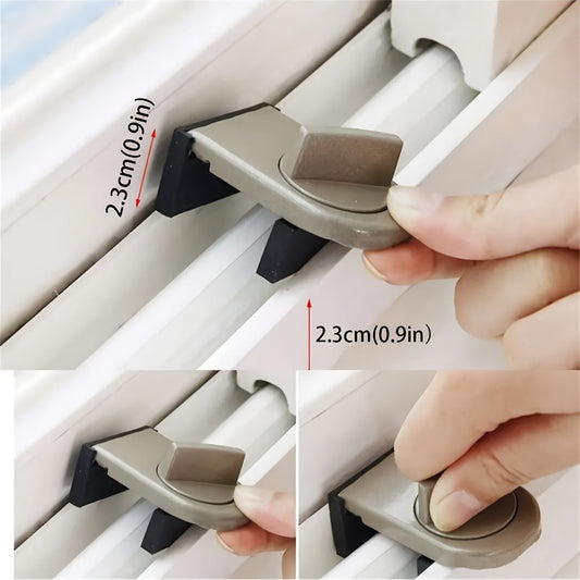 Adjustable Sliding Window & Door Lock by COZYPANDA - Made of Aluminum Alloy with Anti-Pinch Safety Wedge for Home, Office, and Car - Available in a Variety of Colors