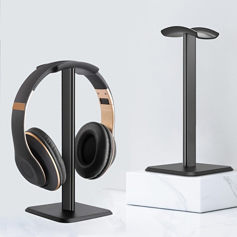 Premium ABS Desktop Headphone Stand for office and gaming room display.