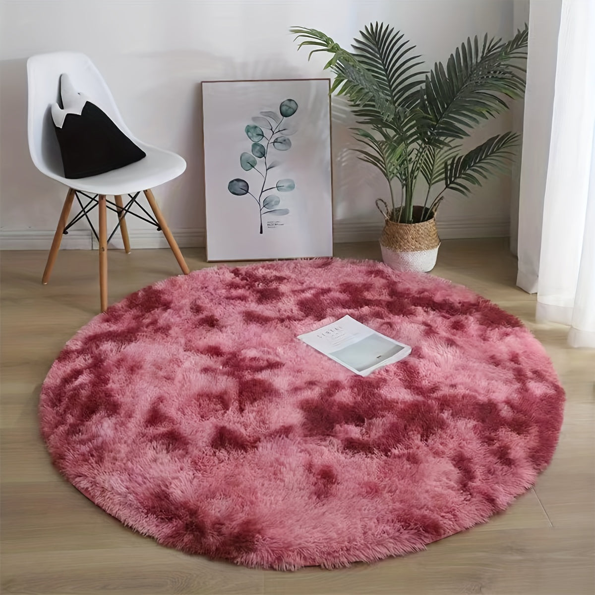 Indulge in the luxurious comfort of our Super Soft Fluffy Area Rug, crafted with non-slip plush polyester fiber for ultimate coziness. Ideal for enhancing the decor in your living room, bedroom, nursery, game room, or dorm. This rug is hand wash only and