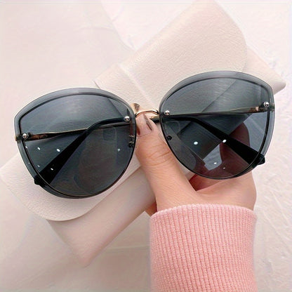 Korean summer fashion glasses with ocean film, cat eye design