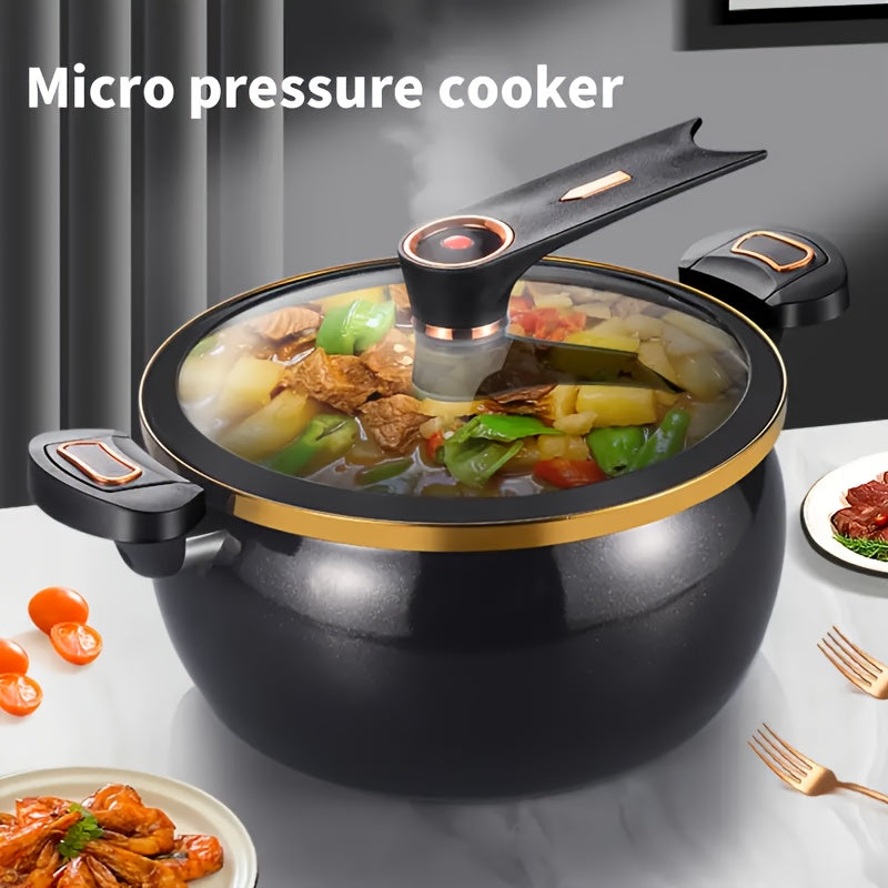 The 8L Gallon Large Capacity Multifunctional Non-stick Cast Iron Pot is perfect for making stews, soups, and more. It is compatible with induction cookers and gas stoves, making it essential for home, outdoor, and restaurant use.