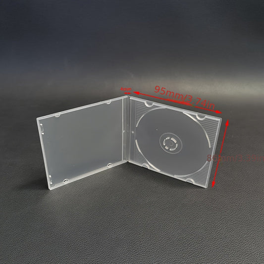 Introducing the 1-piece ReadStar 3-Inch Transparent CD Case, crafted from ultrathin PP material. This multipurpose portable storage box is perfect for organizing CDs, DVDs, and even serving as living room decor. No electricity is required for this