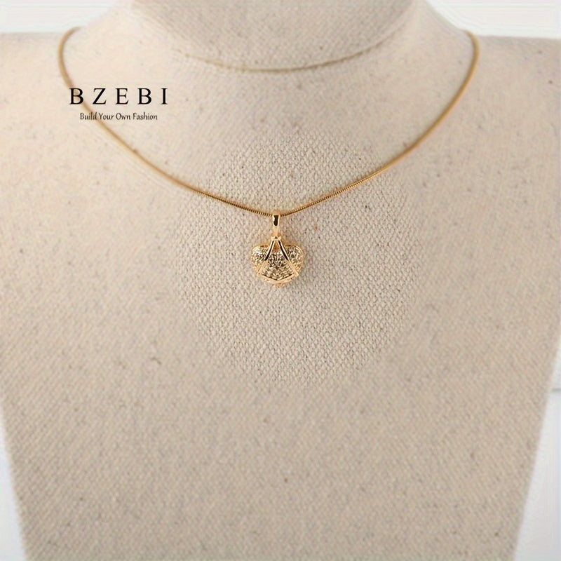 Vintage Chic Gold Pendant Necklace, Perfect for Mother's Day, Valentine's Day, or as a Friendship Gift, Includes Gift Box