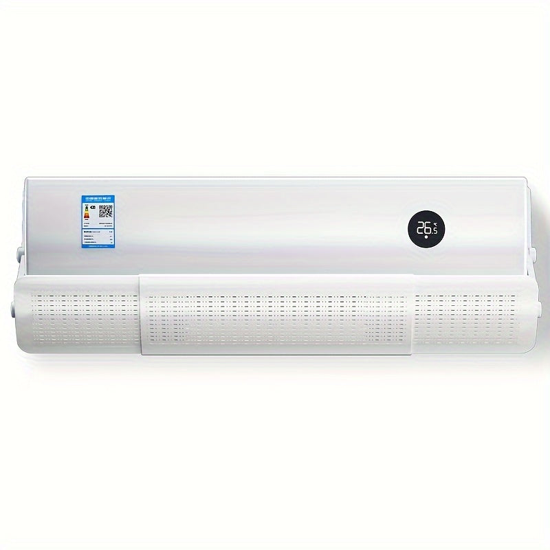 Extendable Air Conditioner Deflector - Adjustable 70-110cm AC Vent Shield, Made of Plastic, Does Not Require Power, Large Size Baffle for Air Conditioning, Anti-condensation with 180° Directional Airflow Control for Split AC Units