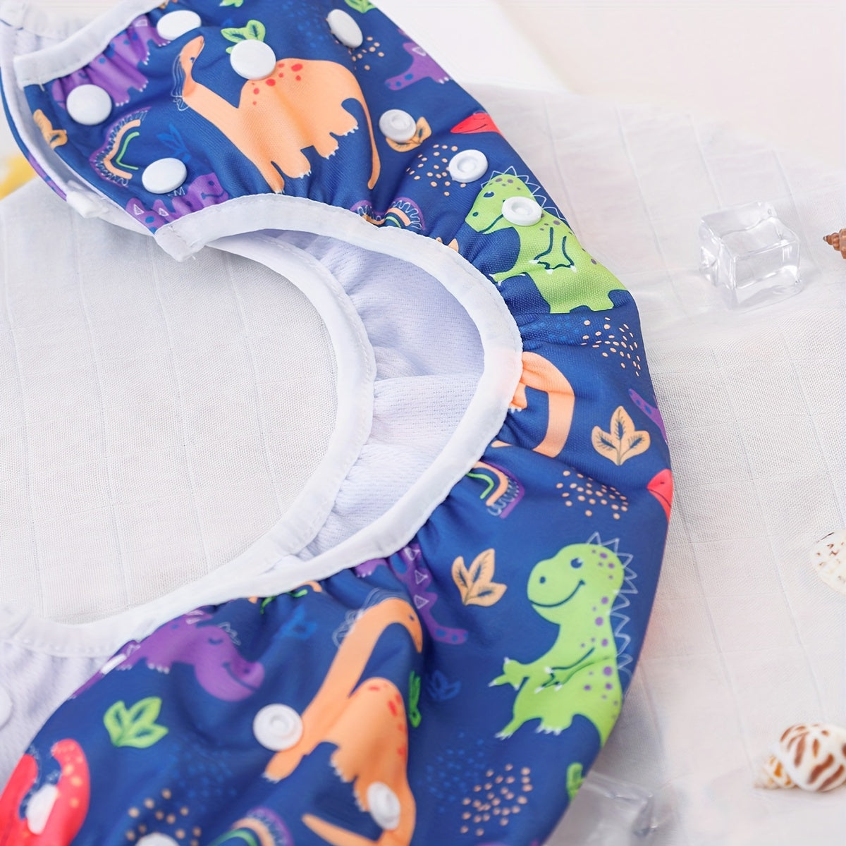 Soft, breathable, and waterproof swim wear for babies and newborns. These adjustable, easy-wash swim diapers are reusable for convenient and eco-friendly use.