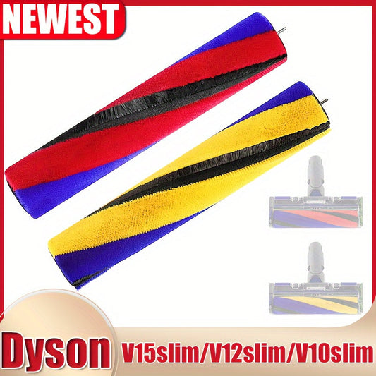 Soft brush roller bar replacement for Dyson V12Slim, V15Slim, V8Slim, V10Slim, SV18, SV20, SV22 vacuum cleaner - soft roller accessories - 1 piece.