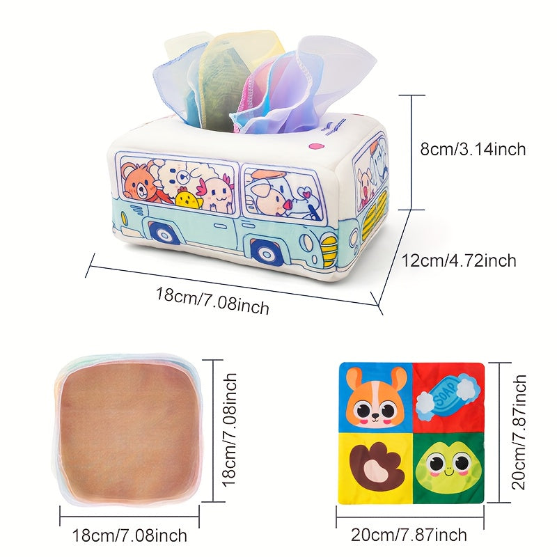 Introducing Baby's Magic Tissue Box: An Innovative Educational Toy for Sensory Exploration and fine motor skill development - Ideal for Children's Play and Learning! The Perfect Gift for Christmas and Halloween!