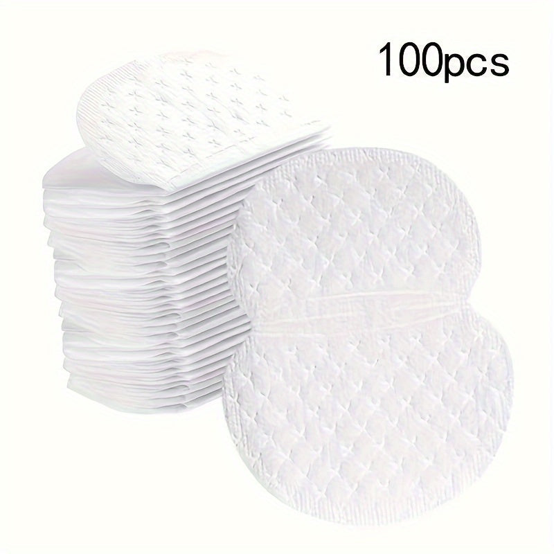 50/100pcs Disposable Armpit Sweat Pads, Durable, Lightweight & Breathable, Odorless, Easy-to-use, Suitable for Men and Women in Hot Summer