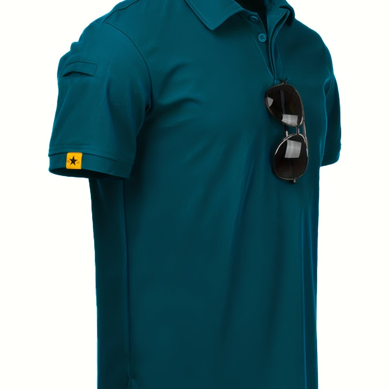 Men's Short Sleeve Golf T-shirt for Business and Outdoor Sports