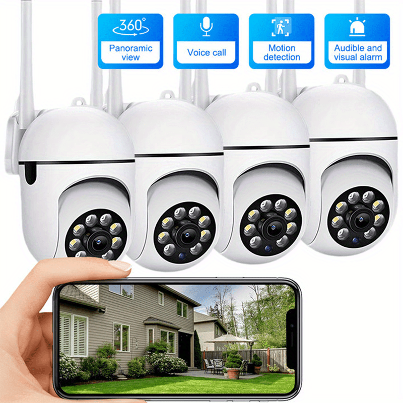 Oimlyo 1080P Wireless Security Camera with AI Motion Detection, Two-Way Audio & Color Night Vision - USB Powered, Wall Mountable, Non-Waterproof