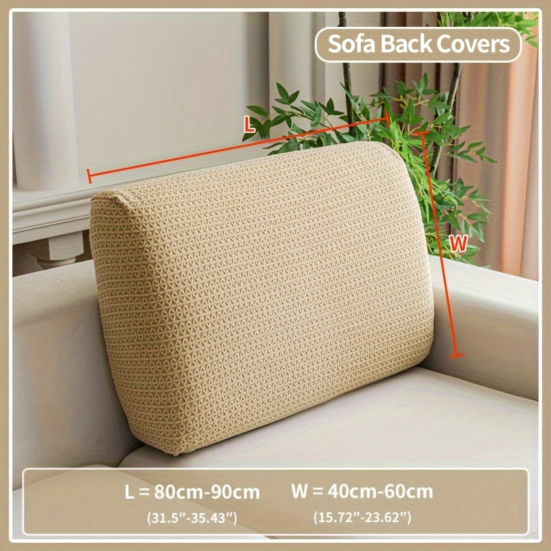 Waterproof stretch sofa cover, modern non-slip couch protector, pet-friendly elastic slipcover for living room, fits all seat and L-shaped sofas.