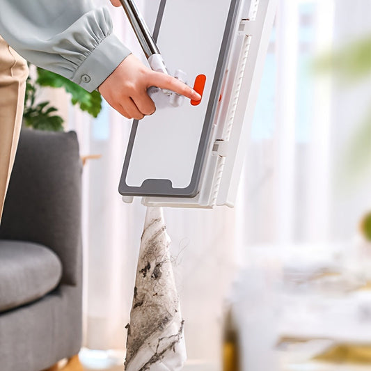 The Joybos Adjustable Electrostatic Dust Mop makes cleaning hard-to-reach areas in your living room, bedroom, bathroom, and kitchen a breeze. With automatic clamping and a hands-free design, this mop features a rotatable, long handle for efficient