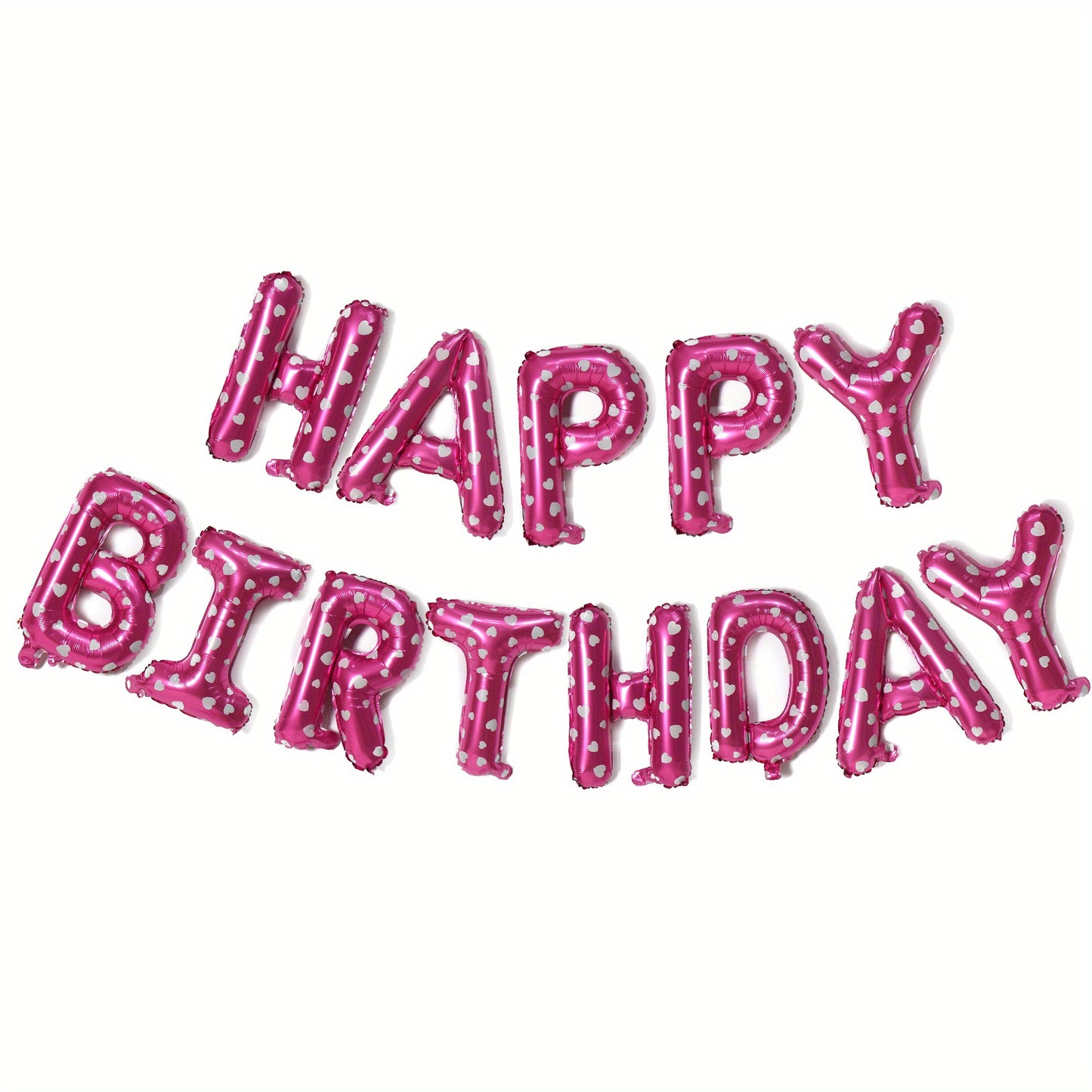 16-inch American Version Happy Birthday Letter Balloon Set, Aluminum Film, Factory Direct Sales