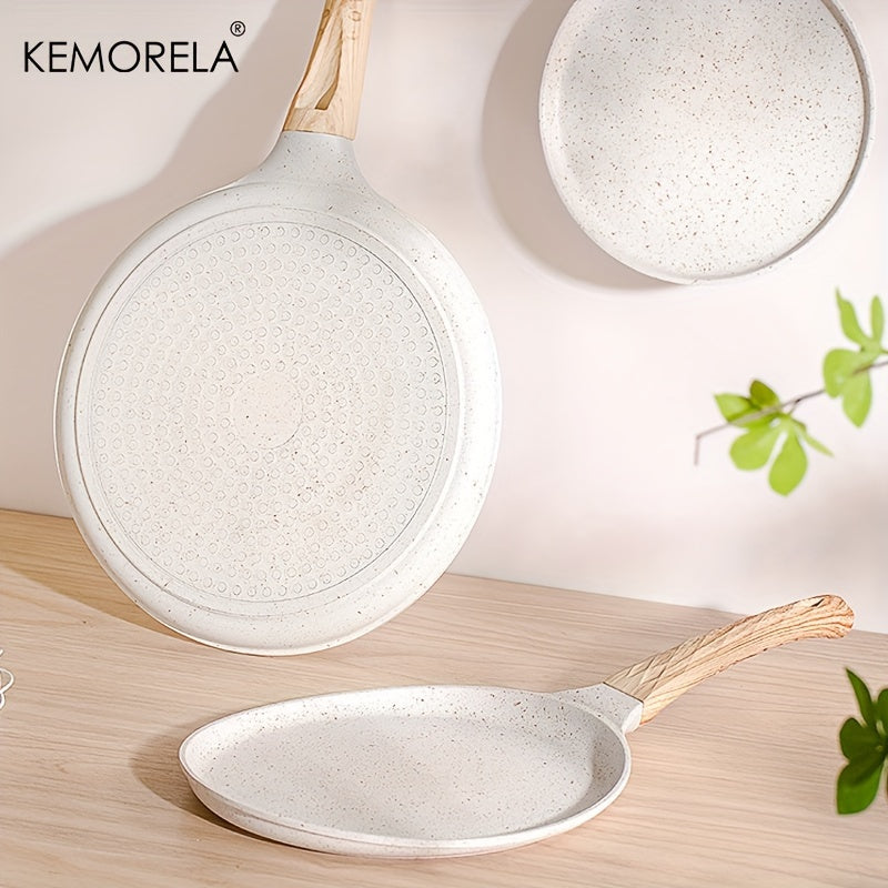 One Medical Stone Crepe Pan by KEMORELA for Making Tortillas, Quesadillas, Faas, Pancakes, and French Toast on Induction Cooker. Complete with Cookware, Kitchen Utensils, Gadgets, and Accessories for your Home Kitchen.