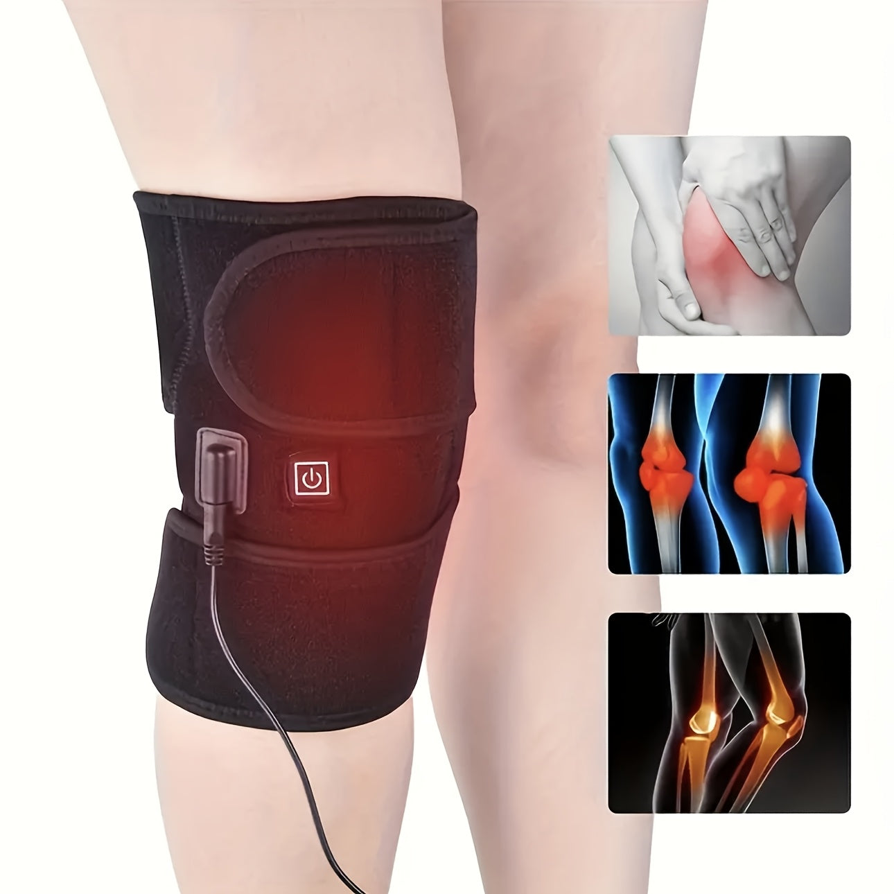 USB-Powered Knee Heating Pad & Massager - Comfortable Leg Warmer, Great Gift for Birthday