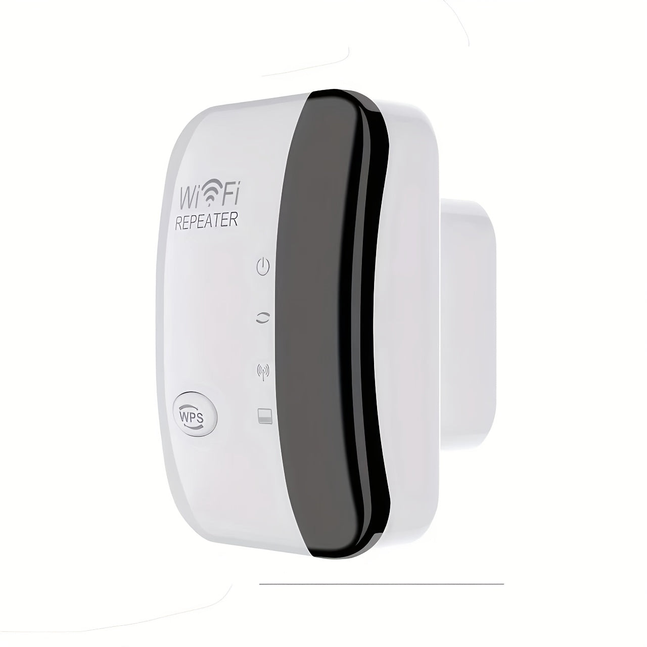 Dual-mode Wifi signal booster doubles as a router, boosting signal to 1200Mbps on 2.4 & 5Ghz bands, supporting 35 devices. Features 4 modes, one-click setup, 4 antennas for 360° coverage