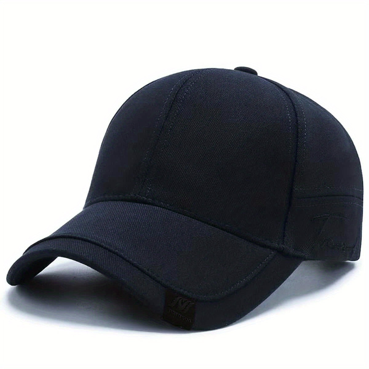 Men's solid color baseball cap for outdoor activities, casual wear, and sun protection.