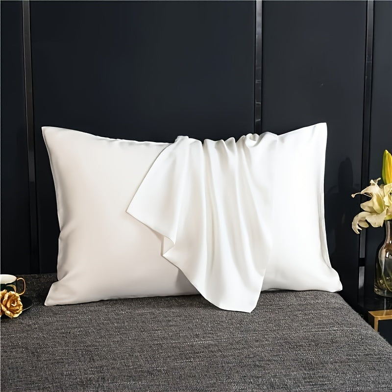 Satin Envelop Pillowcase - 1 Dona | 180-200gsm poliesterdan tayyorlangan | Mashina yuvish mumkin | Yumshoq va silliq to'qimalangan tuzilma | Faol Chop etish | Yotoqxonangizdagi qulaylik va uxlash tajribangizni oshiring | To'ldiruvchi kiritilmagan