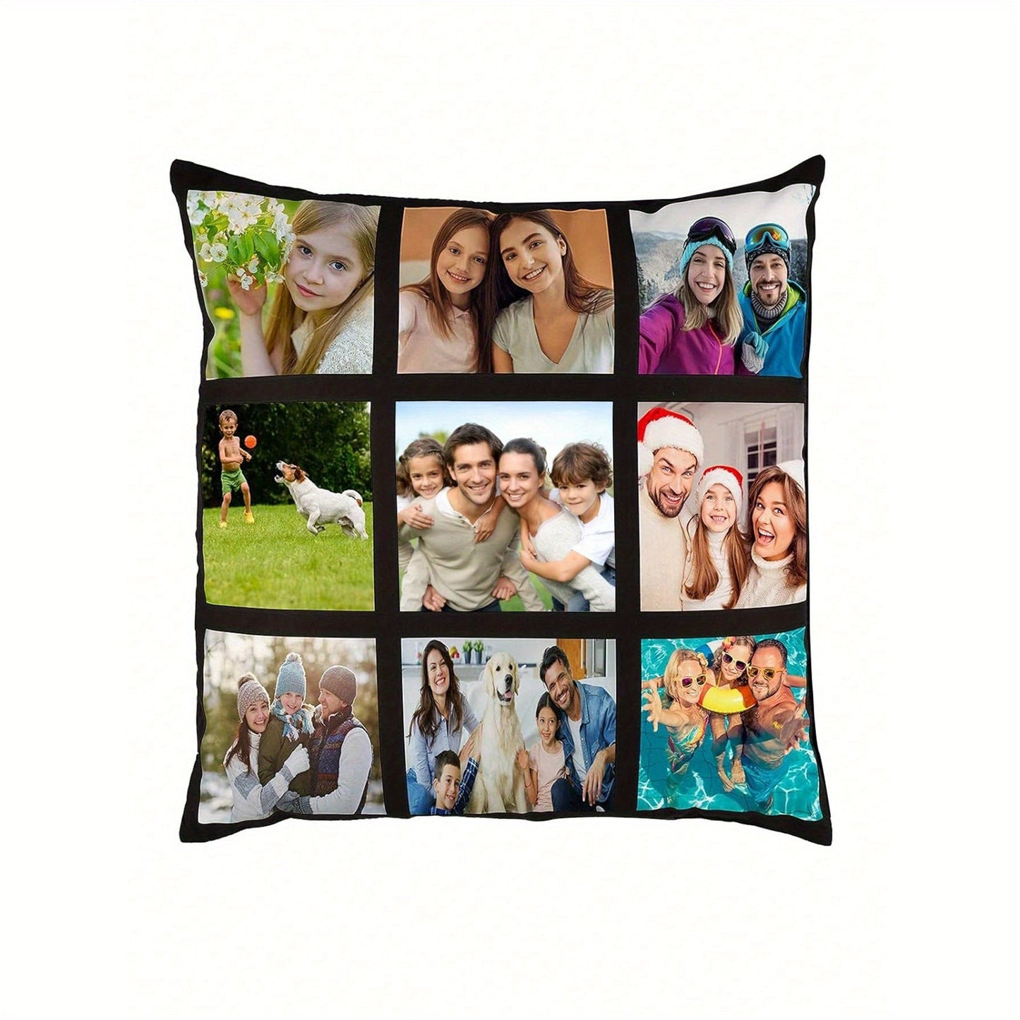 Soft Polyester Blend Custom Printed Pillowcase - Great for Youngsters, Pets, and Friends | Perfect for Weddings, Holidays, and Special Occasions | Versatile for Living Room, Bedroom, Car, and Beyond