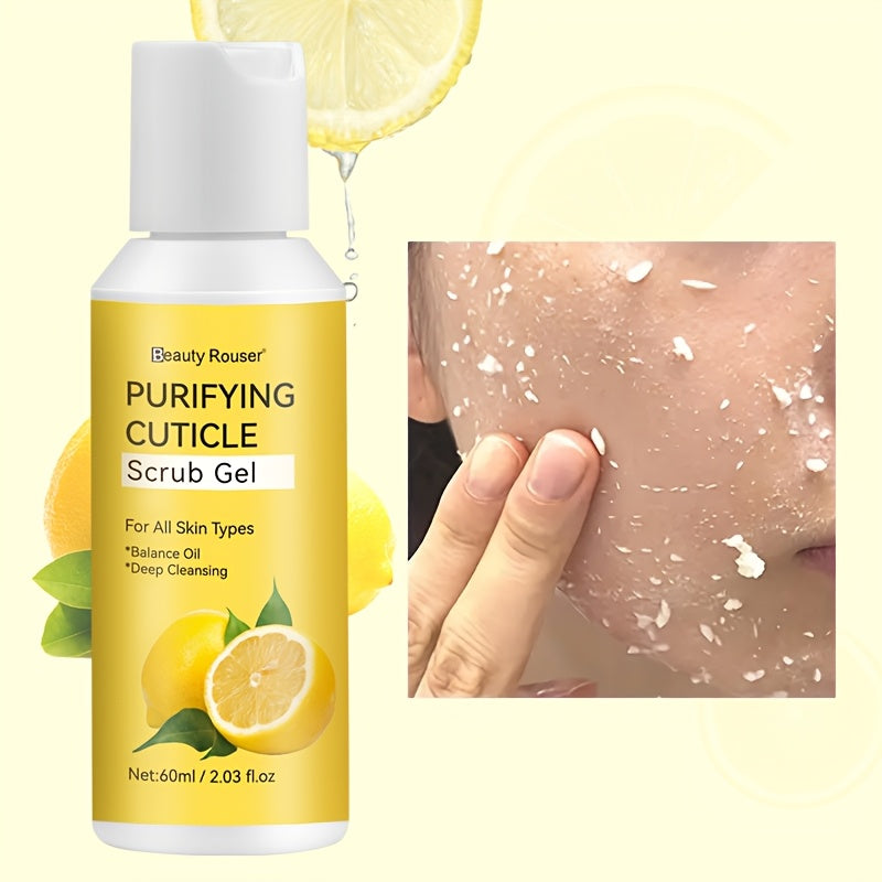 60ml Beauty Rouser Lemon & Aloe Physical exfoliation Gel for all skin types