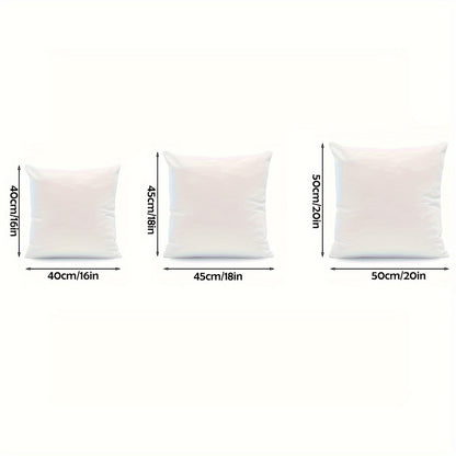 1 Utopia Style 18-Inch Pillow Insert made of machine washable 100% polyester fabric with a zippered closure. Designed for all-season use as a multipurpose cushion for home decor.