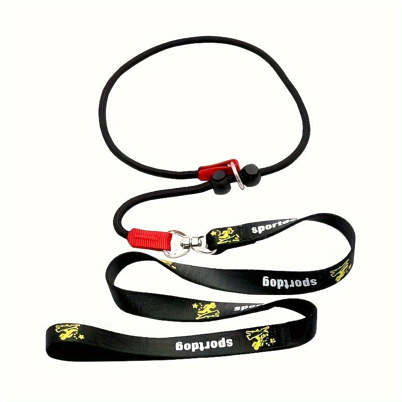 High-quality nylon training leash for small to medium breeds, perfect for competitive walking and professional use.