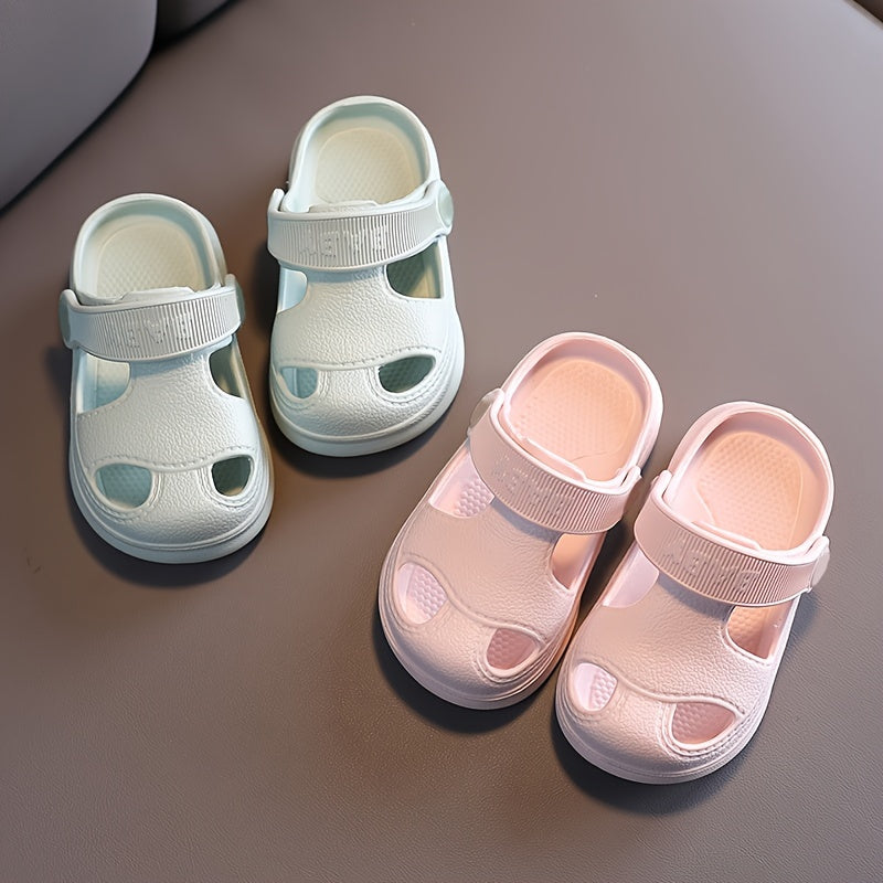 Kids' Summer Slip-On Sandals - Breathable EVA Material, Non-Slip Sole, Ideal for Indoor/Outdoor Wear.