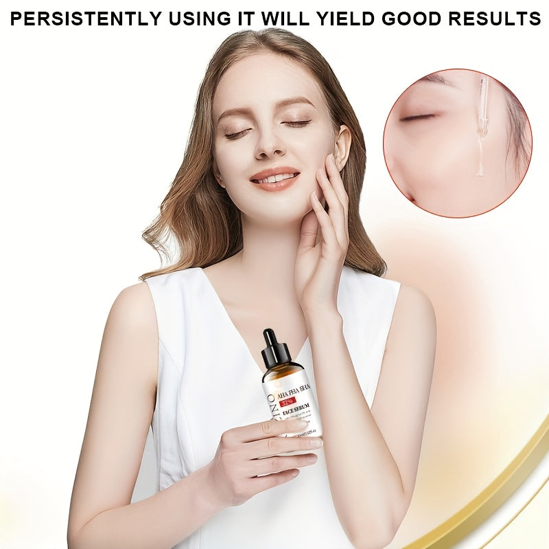 ROZINO 30ml Face Serum with AHA 32% + BHA 3% - Deep hydration, smooths lines & pores, fragrance-free, hypoallergenic. Suitable for all skin types, including sensitive.