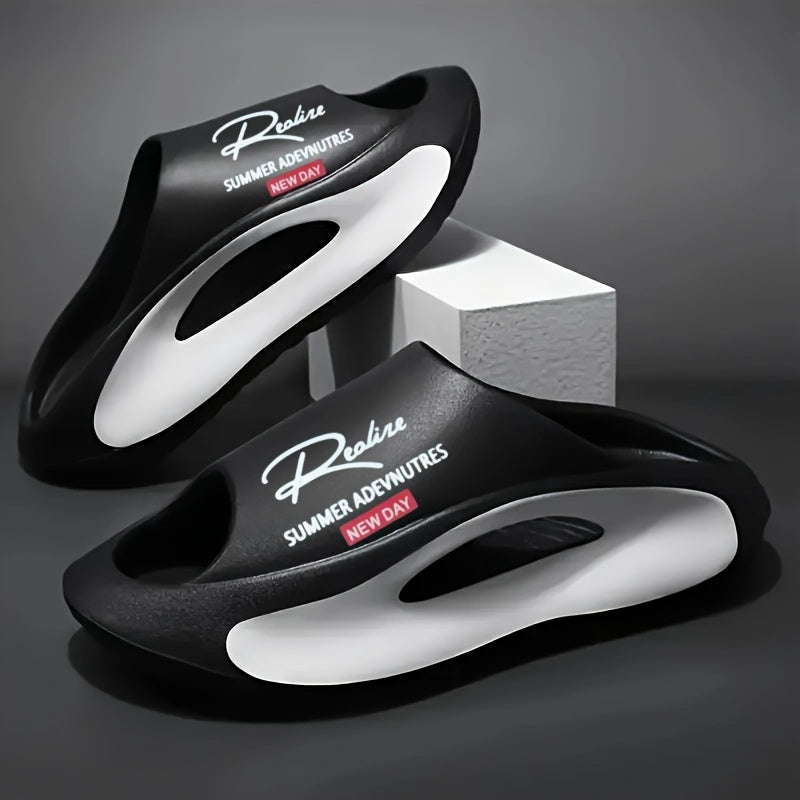 Men's EVA Indoor Slides - Casual, non-slip, open-toe slippers with arch support and comfortable EVA material ideal for all seasons.