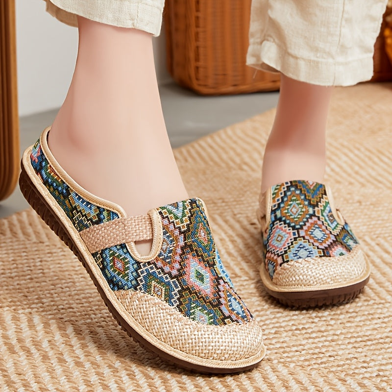 Women's Ethnic Style Slip-On Sandals