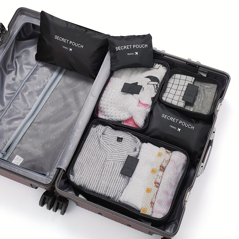 6-piece Travel Storage Set - Versatile organizer for various items.