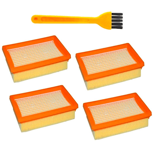 Compatible HEPA Filter Replacement for Karcher MV4/MV5/MV6 and WD4/WD5/WD6 Vacuum Models, Made of Plastic, Ideal for Floor Cleaning