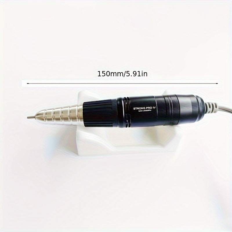 Powerful micromotor nail drill pen machine with handpiece for polishing at 35K & 45K RPM.