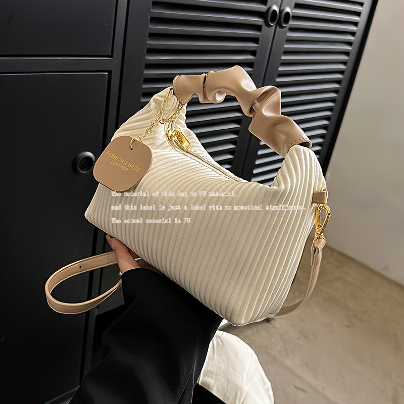 Elegant Pleated Handbag for Evening Events