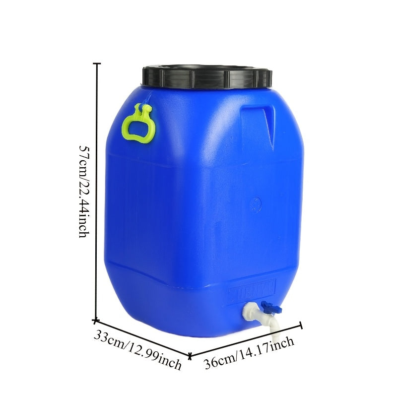 50L Durable Plastic Water Bucket with Lid, Honey Bucket, Water Storage Container, Fermentation Bucket