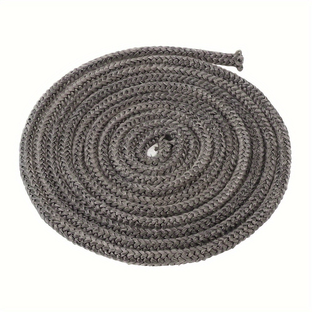 Fireproof Seal Rope with Adhesive Strips - Kit for Wood Burning Fireplaces Made of High Temperature Resistant Plastic