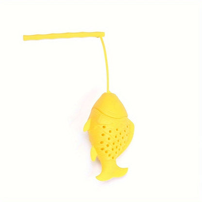 Silicone Cute Little Fish Tea Strainer: A Hygienic and Convenient Home Tea Brewing Tool