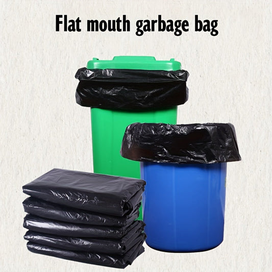 "50 pieces of 7-gallon and 30-gallon disposable garbage bags. These thickened bags are ideal for outdoor, industrial, hotel, courtyard, and other disposal needs.