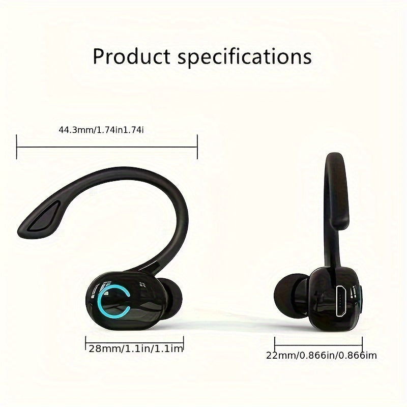 Portable wireless headphones with high-definition sound, music playback, call capability, and long battery life.