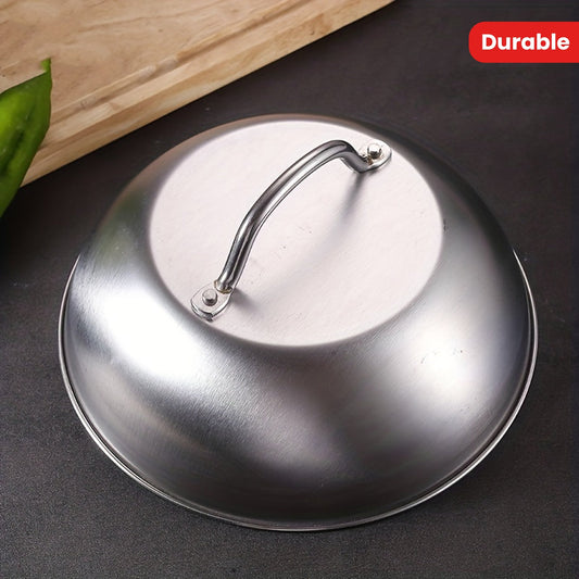 Handheld Premium Stainless Steel Steak Cover - Ideal for BBQs and Restaurants, 22.86cm Hemispherical Food Protector, Built to Last