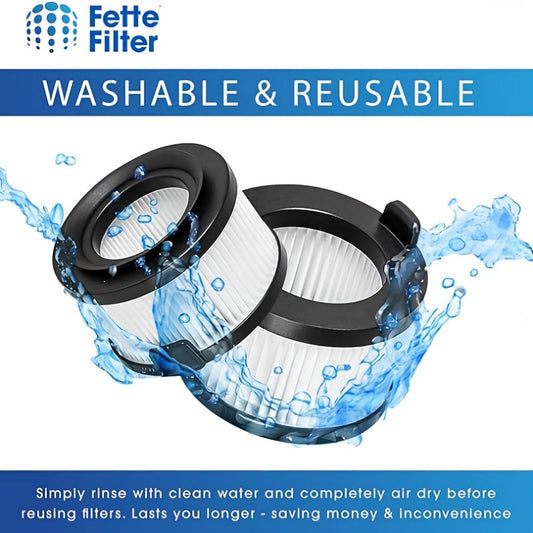 Fette Filter presents the VortexIQ 40 Vacuum Filter, designed to be compatible with the LEVOIT VortexIQ 40-RF Cordless Stick Vacuum. This set includes 3 filters: 1 Main Filter and 2 Pre-motor Filters.