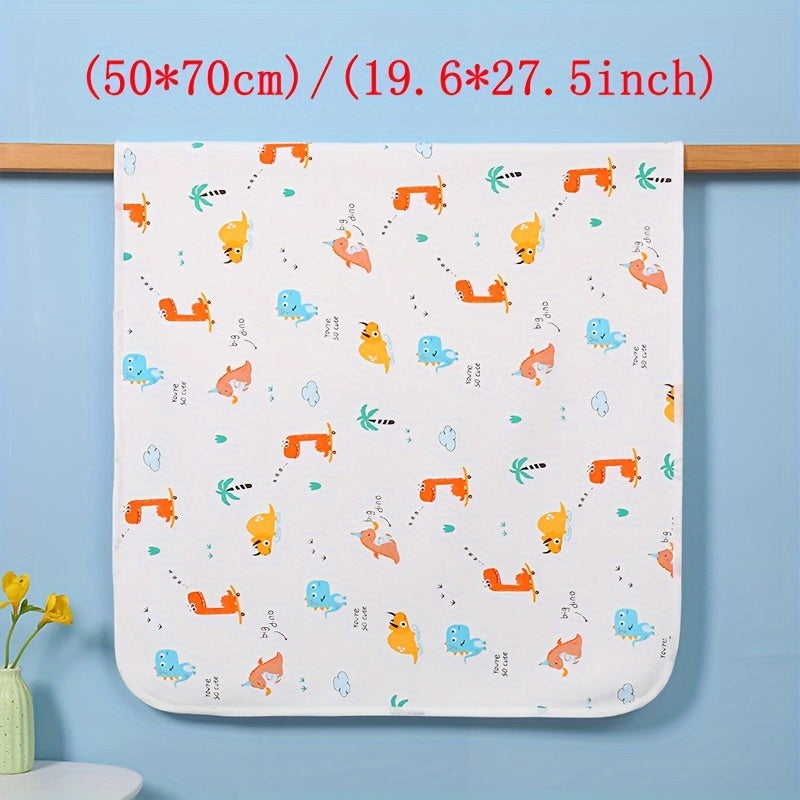 Waterproof Diaper Changing Pad with Cartoon Pattern, Washable Potty Training Mat. Reusable Mattress ideal for Christmas, Halloween, Thanksgiving, New Year's, and Valentine's Day gifts.