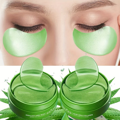 Aloe Vera Collagen Crystal Eye Mask for Moisturizing and Firming Skin