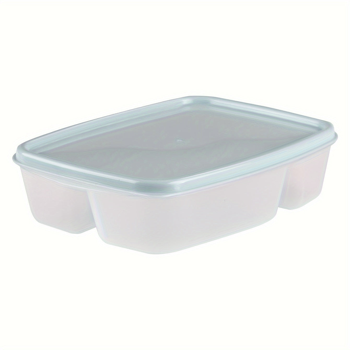 Set of 1 Meal Prep Containers with 3 Compartments - Perfect for Portioning Food at Work, School, Picnics, and more. Ideal for Casseroles, Lasagna, Baked goods, and more!