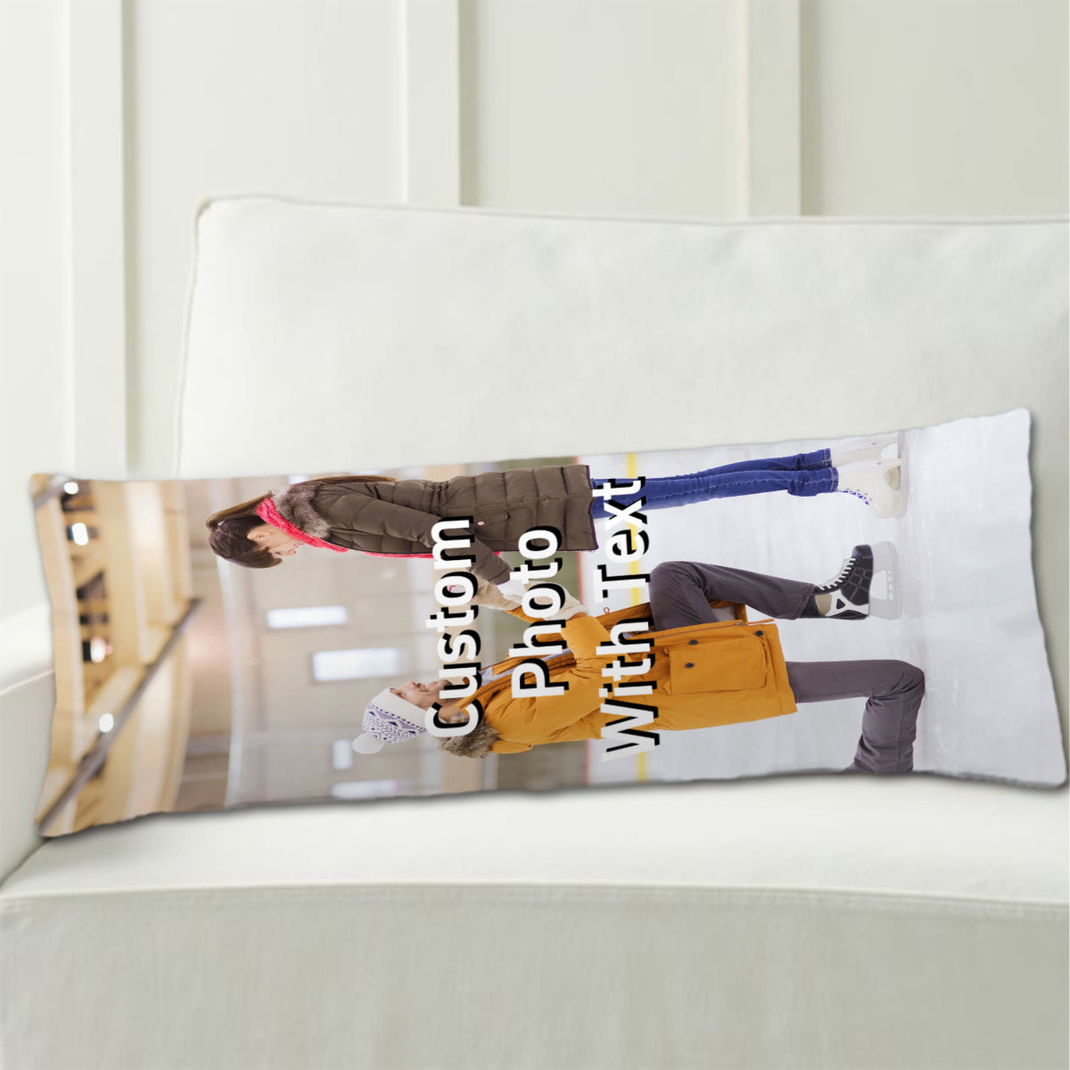 Get a personalized double-sided printed photo body pillowcase for a unique and heartfelt gift for your friends and loved ones. This plush memorial gift is perfect for home decor, Christmas, anniversaries, and Valentine's Day. Made of short plush