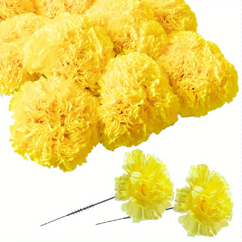 50 pieces of Eternal Blossom silk carnation flower for DIY wedding decorations