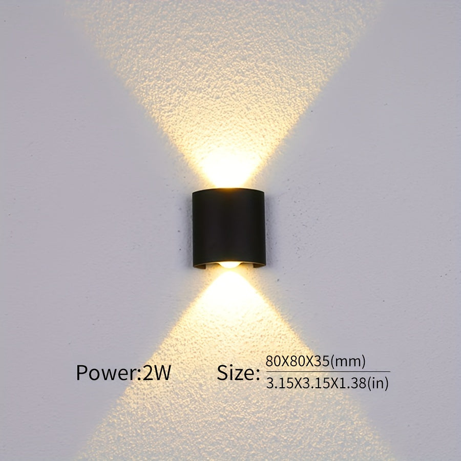 Various wall lights available in different wattages can be used for a voltage range of 85-265V.