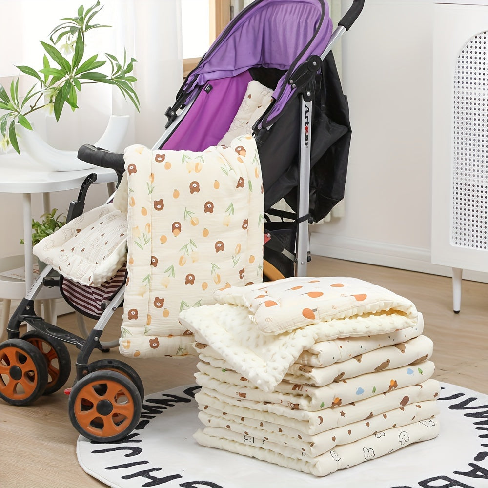 Older individuals can enjoy added comfort and safety with this stroller seat liner, car seat cushion. The plush padding and breathable mesh base provide a soft and cozy experience, while safety belt openings ensure secure positioning.