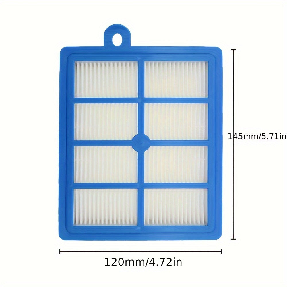 Set of 4 reusable HEPA H13 filters that work with Philips FC9150, FC9199, FC9071, FC8038, FC9262, and Electrolux vacuum cleaners.