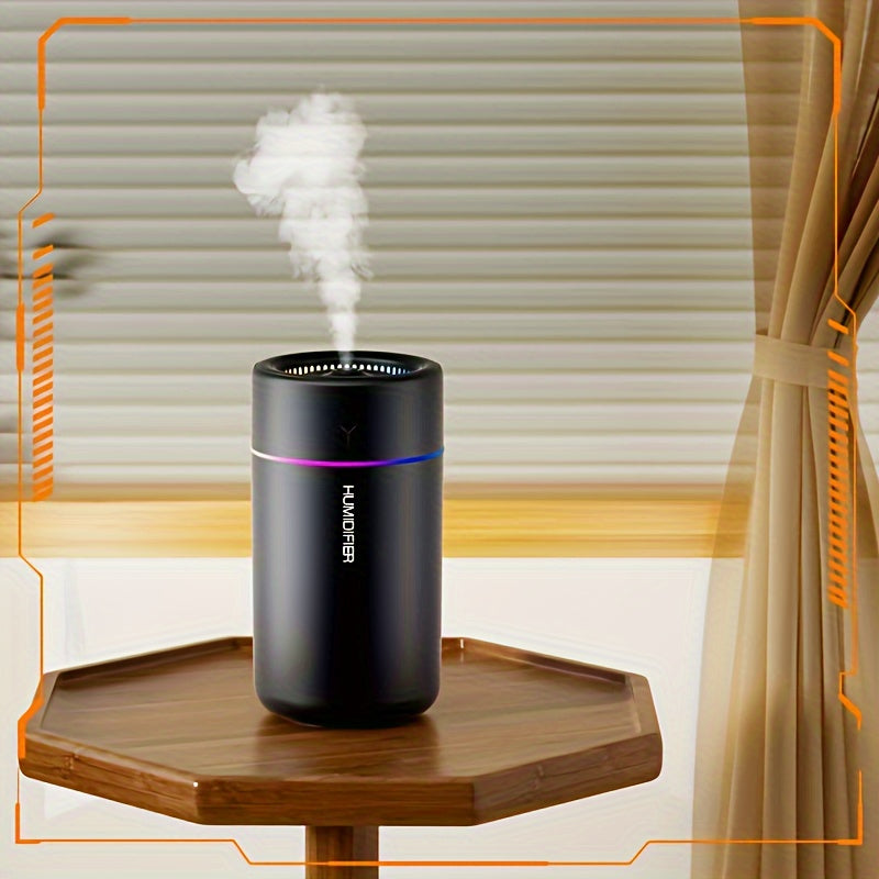 YAIAWISU Quiet USB Powered Humidifier for Large Rooms - Multi-Function Spray with Top Filling Water Tank, Alcohol-Free, Easy to Clean, Ideal for Bedroom, Living Room, Office.